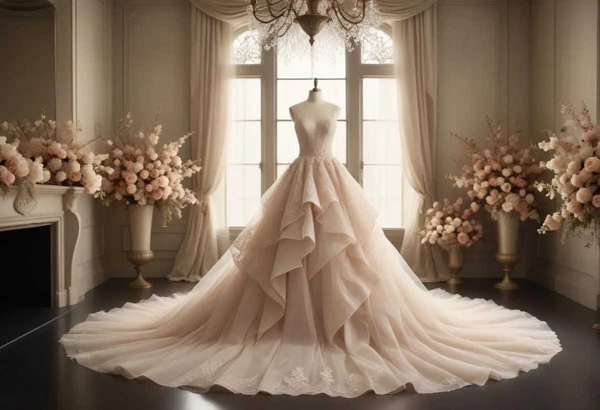 Vera Wang bröllopsklänning illustration